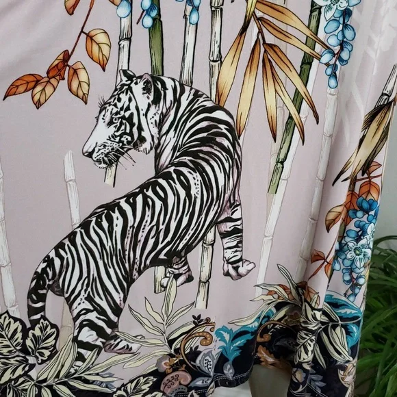 Johnny Was Multicolor Tunic with Zebra Print - Picture 2 of 8